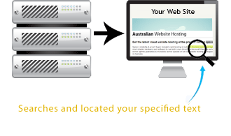 monitoring scans your website and matches yor website content